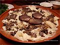National Kazakh dish - beshbarmak