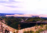 Pass Mramorniy. Rocky districts of Kazakhstan