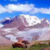 Talgar Peak. Mountain districts of Kazakhstan