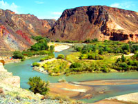 Charyn River Canyon. Kazakhstan nature