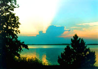 Shalkar lake. Kazakhstan nature